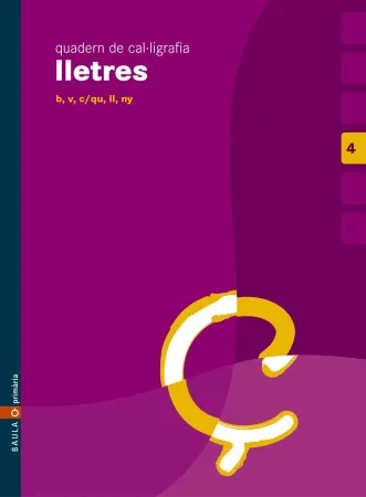 Lletres. Quadern de cal·ligrafia 4